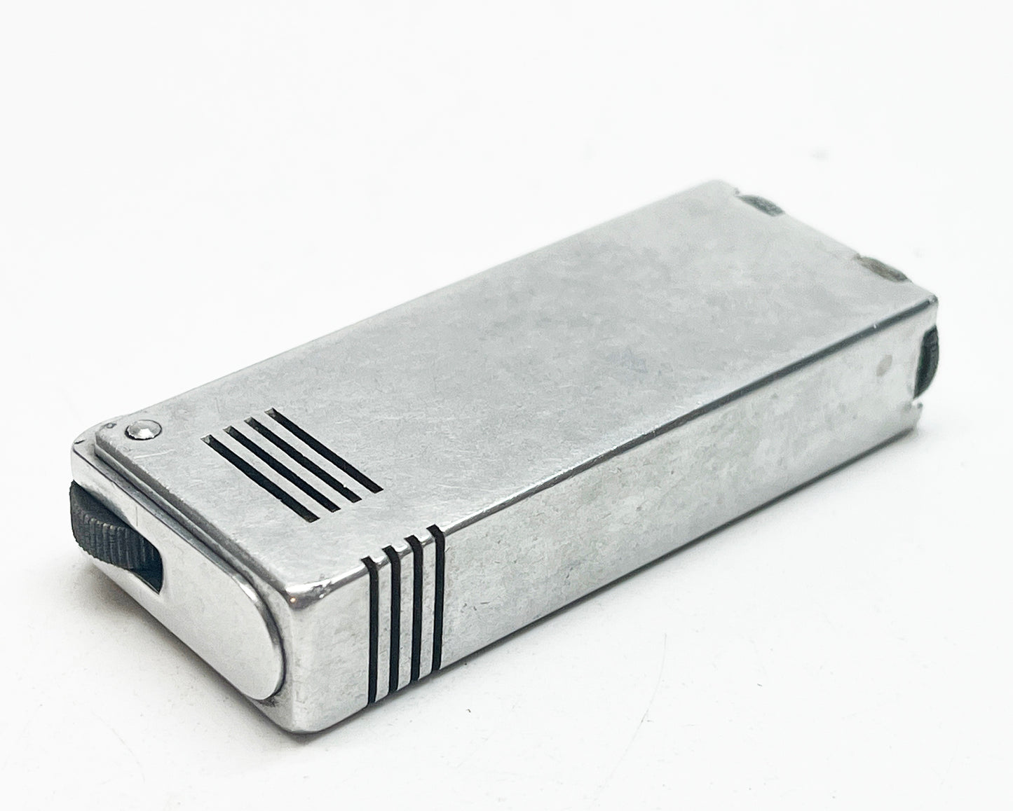 1940s Firefly Flick General Research Block Aluminum Lighter