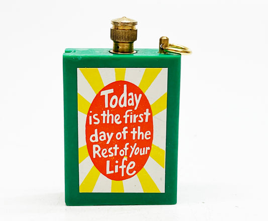 1960s Permanent Match First Day of the Rest of Your Life Striker Lighter