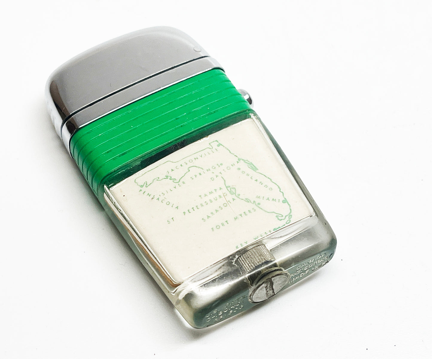 Florida Souvenir 1960s Advertising Souvenir Scripto Lighter