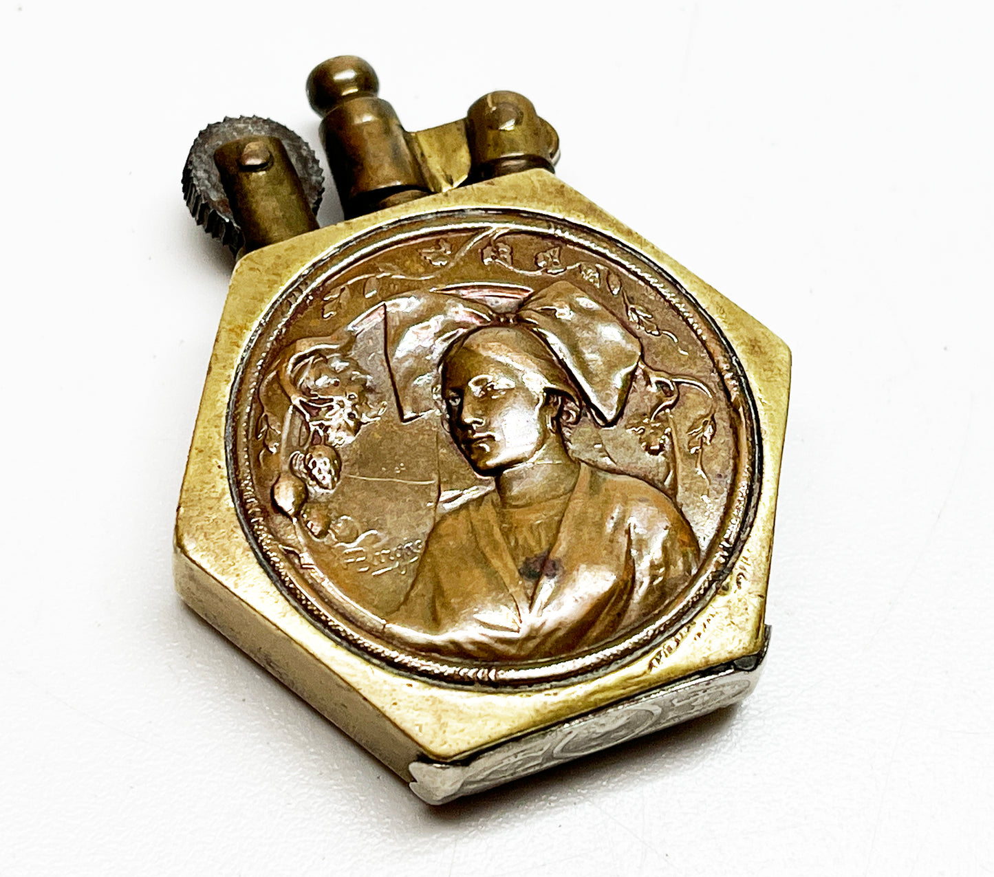 French Trench Art Tax Stamp Lighter