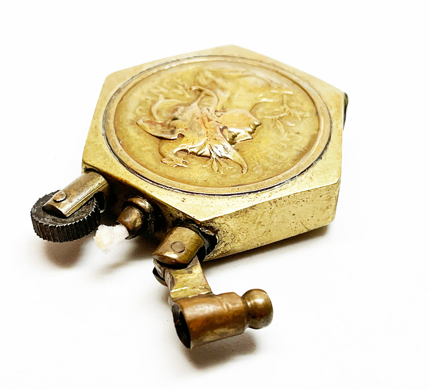 French Trench Art Tax Stamp Lighter