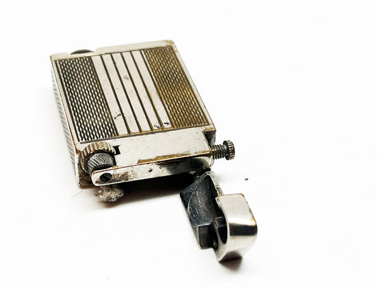 Working 1940s Gamma Brass Block Lighter