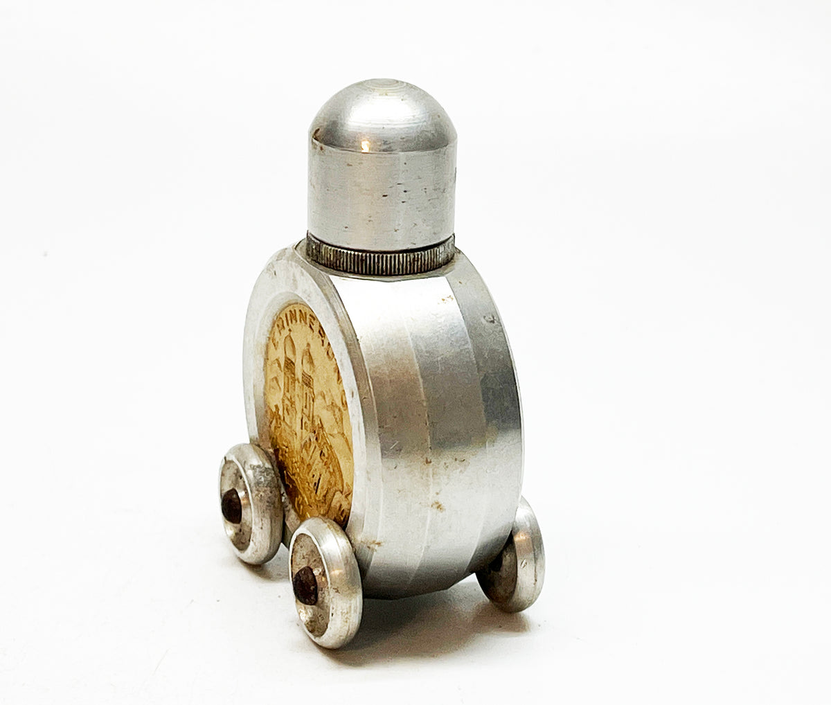 1940s Vintage German Munich Souvenir Wheeled Table lighter