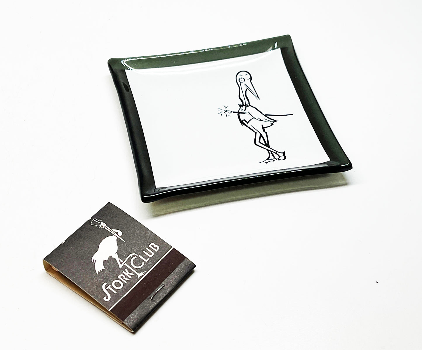 Vintage NYC Stork Club Ashtray and Matchbook