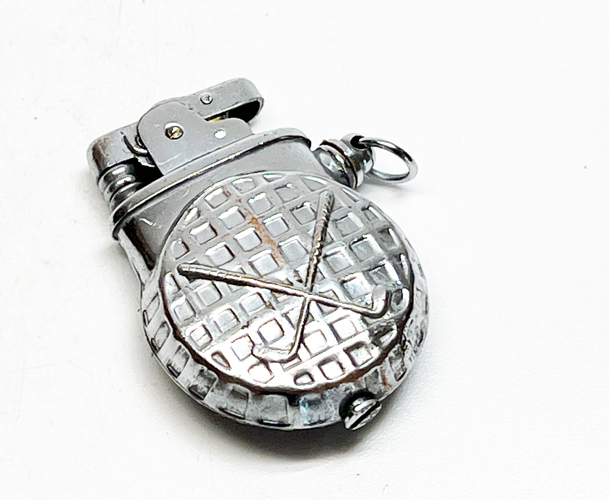 Rare Golf Themed Semi-Automatic Vintage Lighter