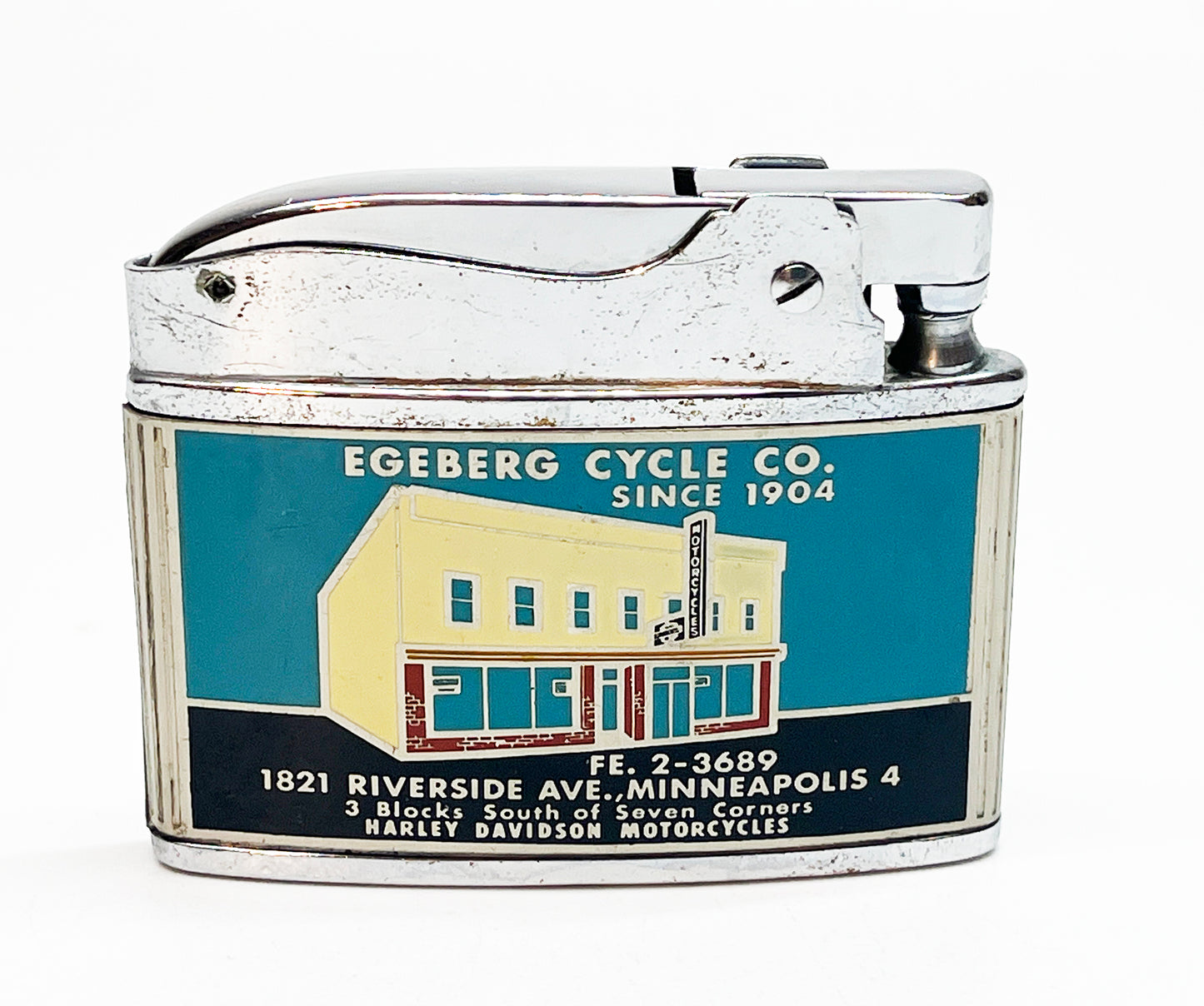 1960s Harely Davidson Motorcycle Lighter