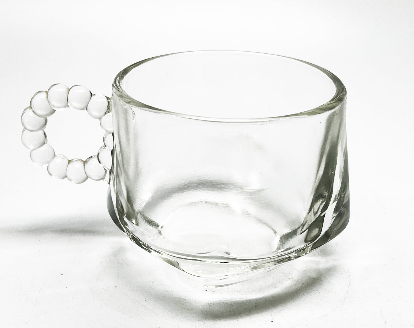 1950s Hazel Atlas Sip and Smoke Snack Set Ashtray, Cup, and Serving Tray Combo