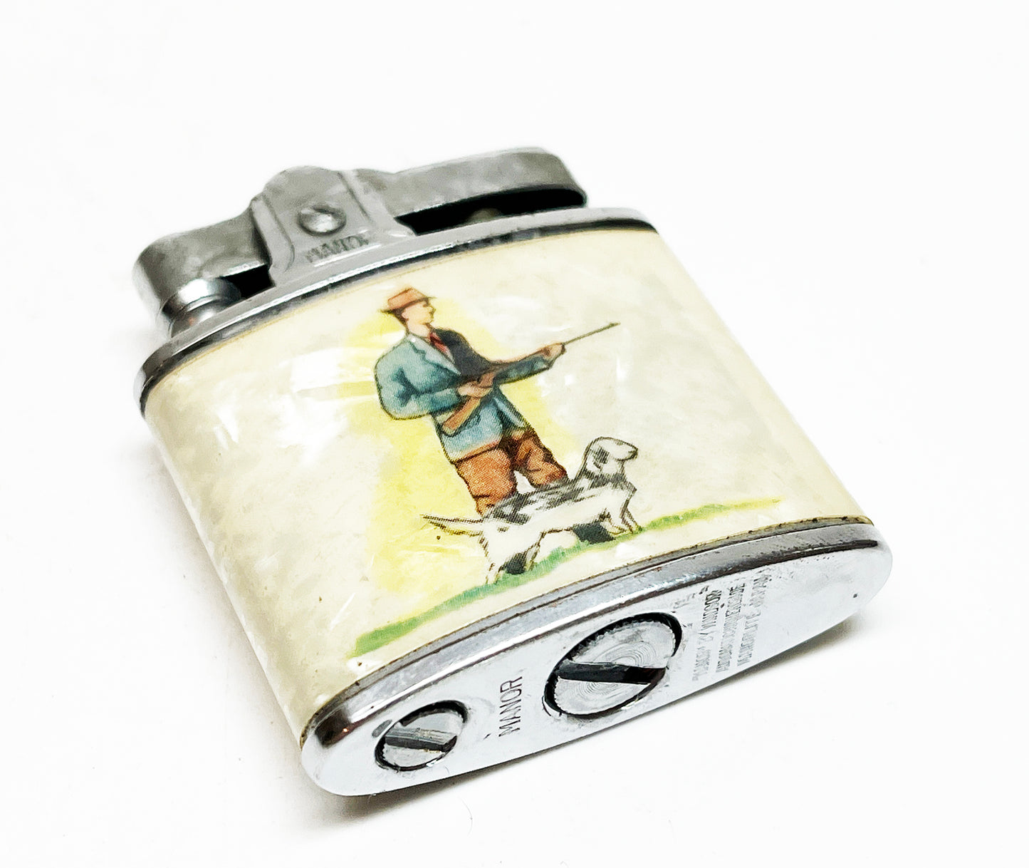 1950s Hunting Dog and Duck Themed Lighter