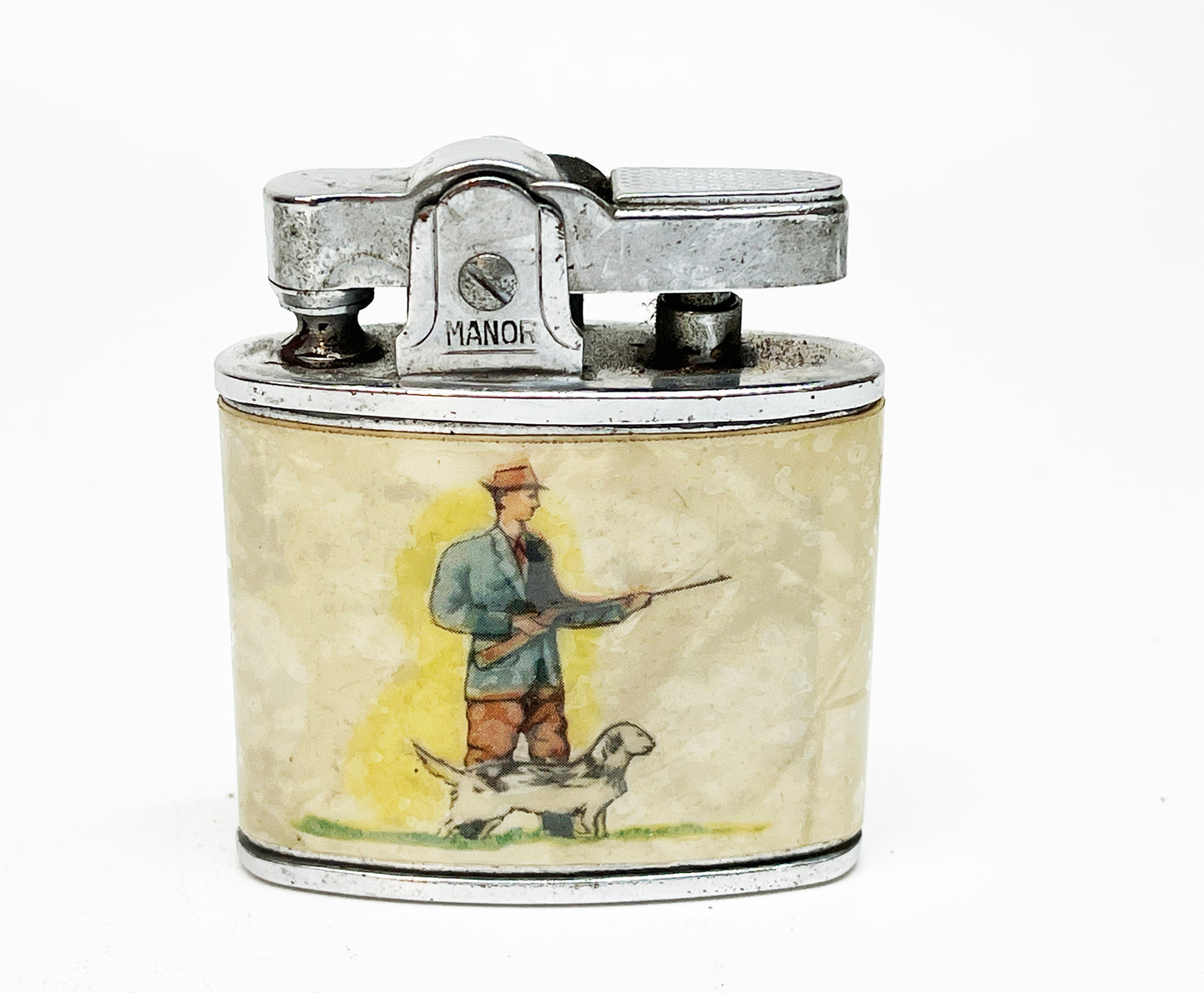 1950s Hunting Dog and Duck Themed Lighter