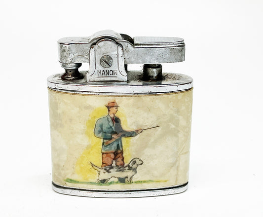 1950s Hunting Dog and Duck Themed Lighter
