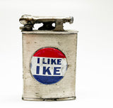 1920s Clark Firefly Lighter with I Like Ike Emblem