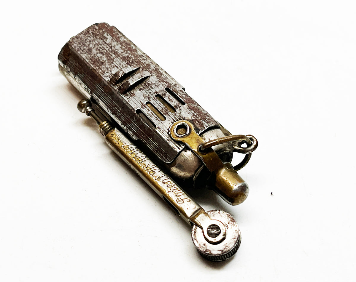Working 1930s Imco 4400 Slide Sleeve Brass Trench Lighter