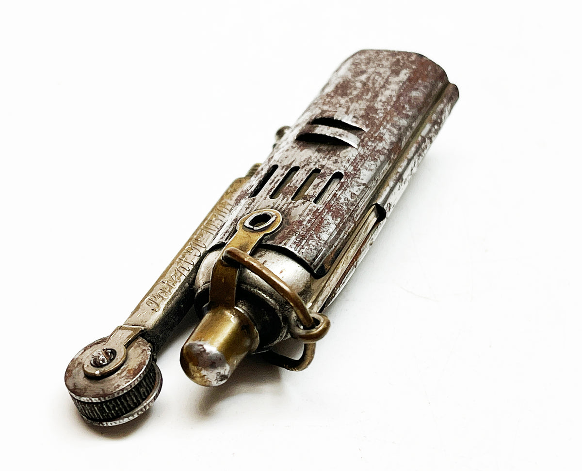 Working 1930s Imco 4400 Slide Sleeve Brass Trench Lighter