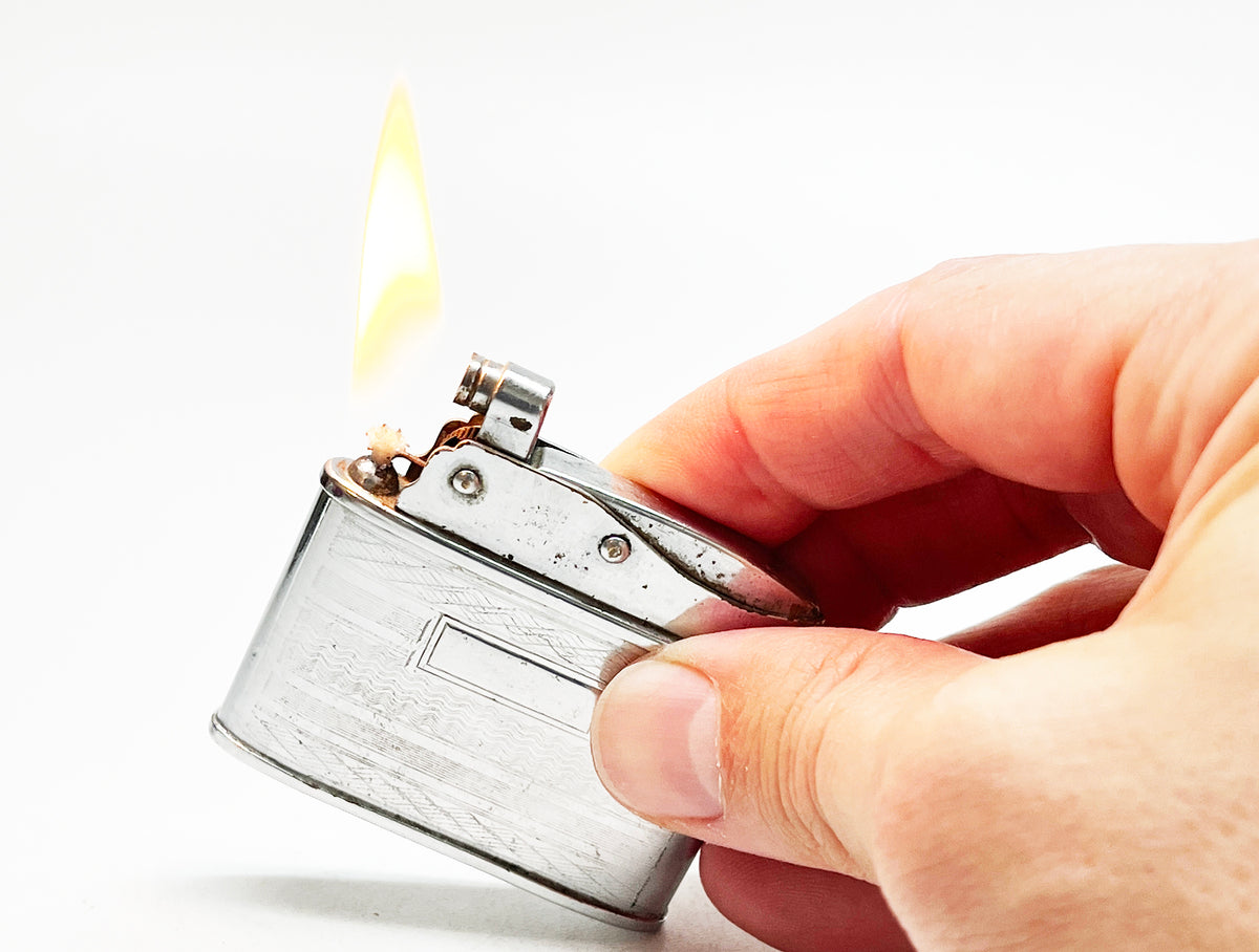 1950s Semi-Automatic Working Vintage Japanese Lighter