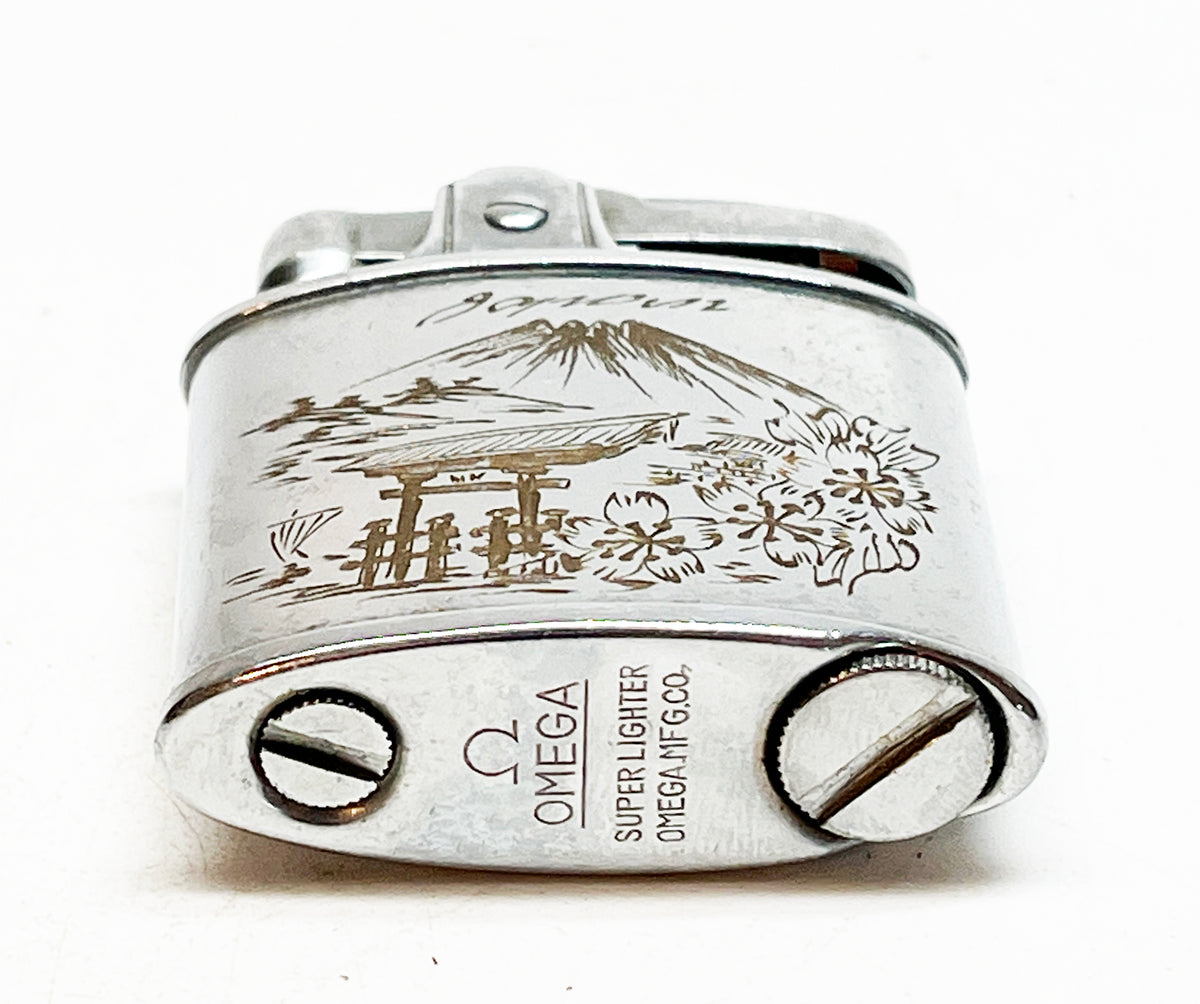 1950 Vintage Japanese Omega Mt Fuji Vintage Lighter