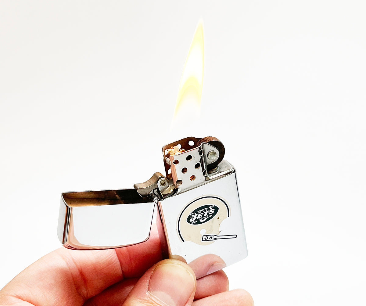 1971 New York NY Jets Zippo Slim NFL Vintage Football Lighter