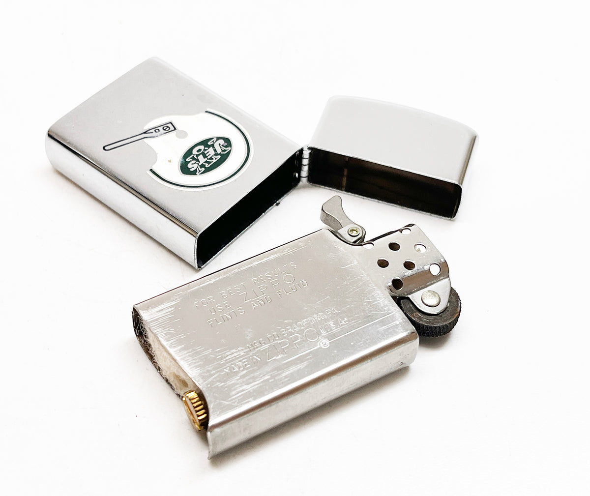 1971 New York NY Jets Zippo Slim NFL Vintage Football Lighter