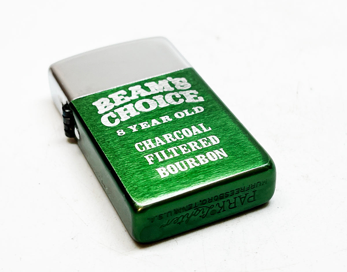 1950s Jim Beam Beam's Choice Bourbon Storm King Aluminum Advertising Lighter