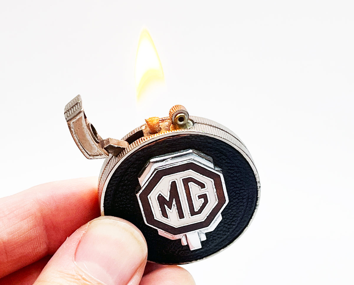 1960s John Beckwith MG Cars Vintage Advertising Lighter
