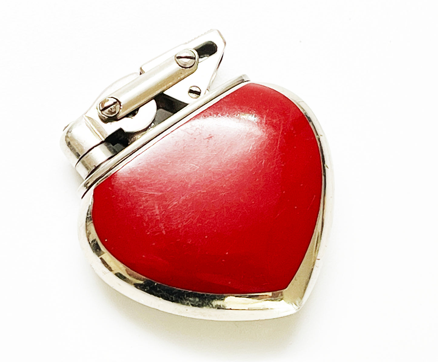 1930s Antique German Karl Wieden KW Figural Heart Lighter