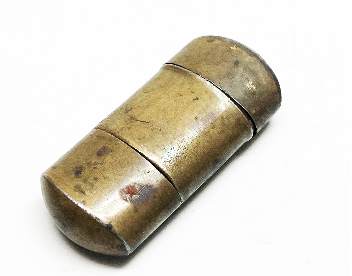 Vintage Brass KW Karl Wieden Wheel Sleeve Style Lighter