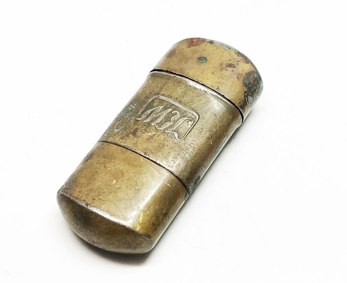 Vintage Brass KW Karl Wieden Wheel Sleeve Style Lighter