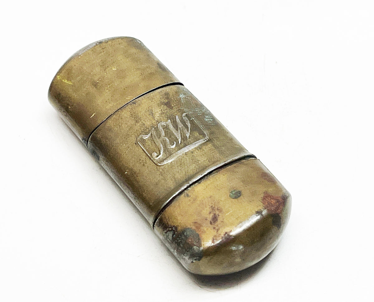 Vintage Brass KW Karl Wieden Wheel Sleeve Style Lighter