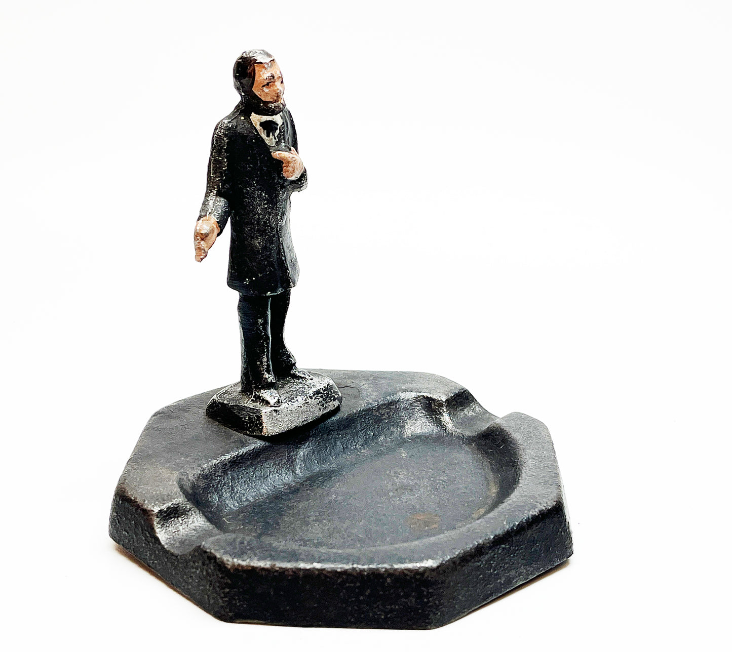 1940s Abraham Lincoln Cast Iron Ashtray