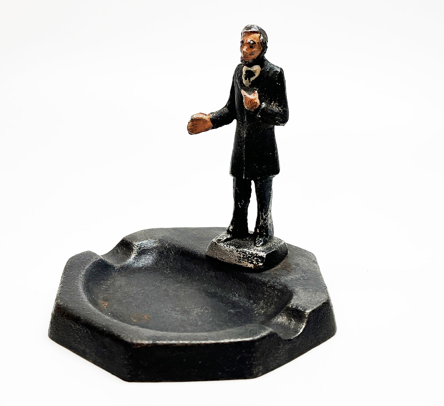 1940s Abraham Lincoln Cast Iron Ashtray