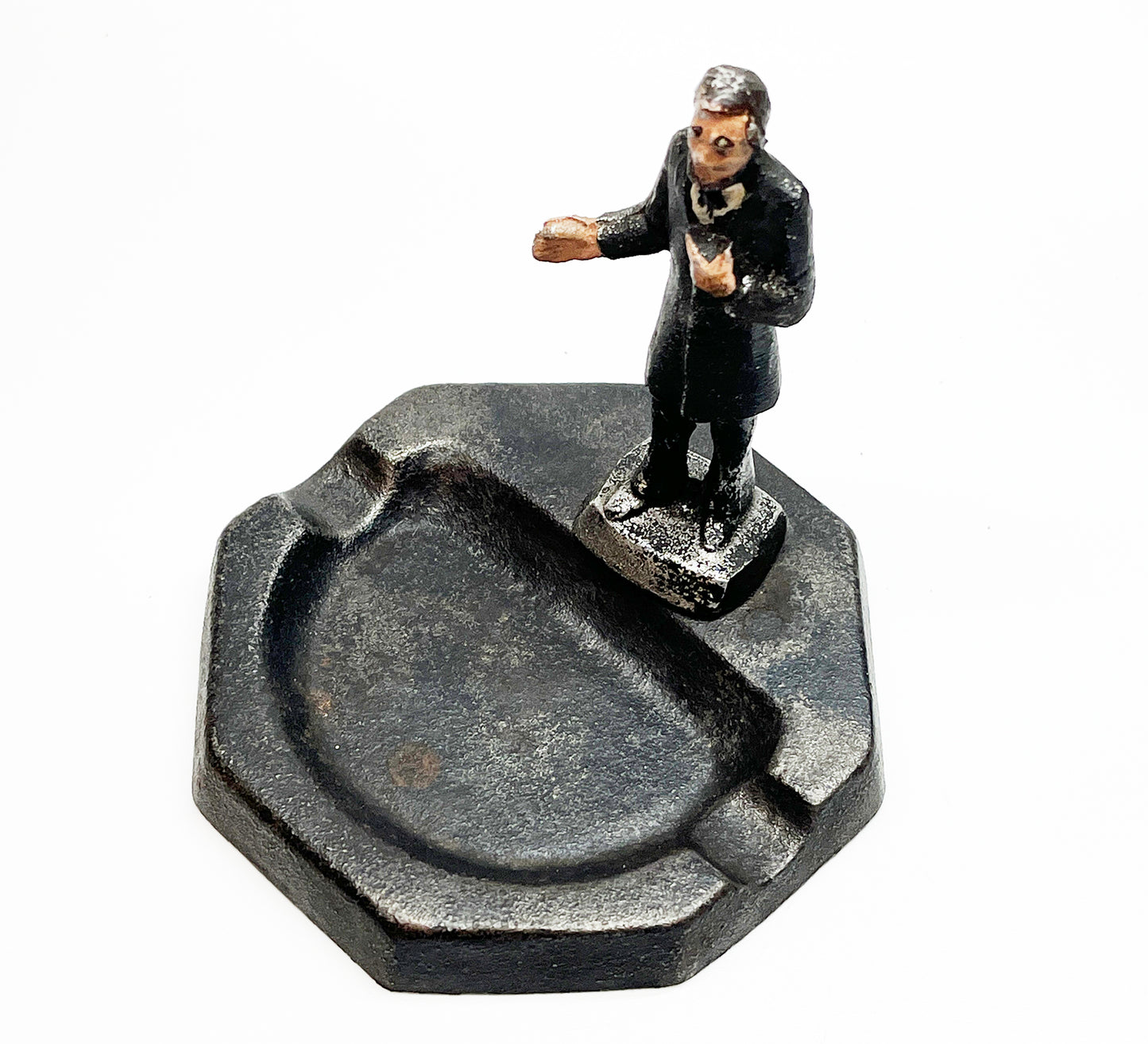 1940s Abraham Lincoln Cast Iron Ashtray