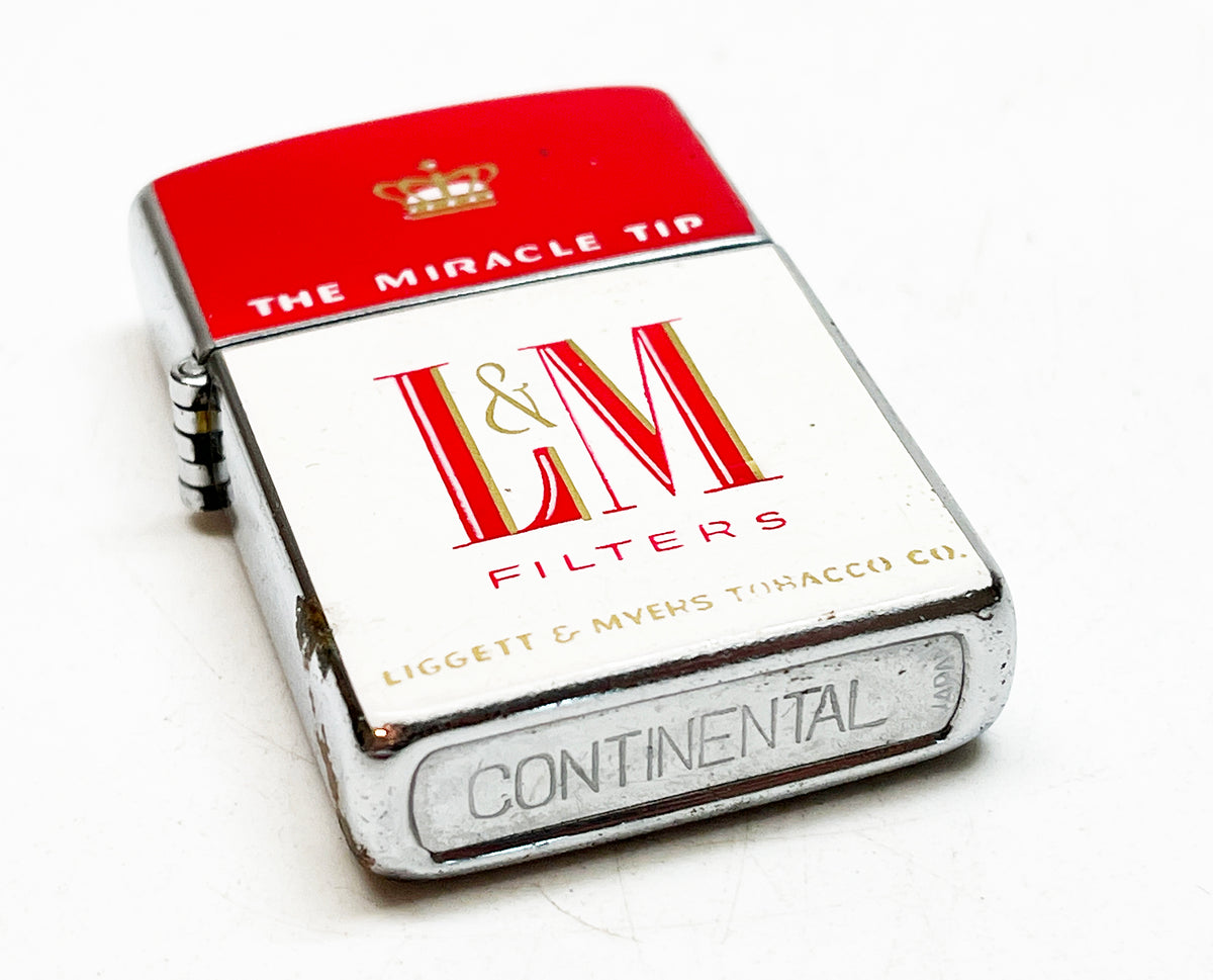 1950s Liggett & Myers LM Cigarettes Advertising Lighter