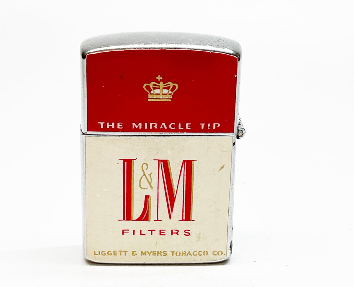 1950s Liggett & Myers LM Cigarettes Advertising Lighter