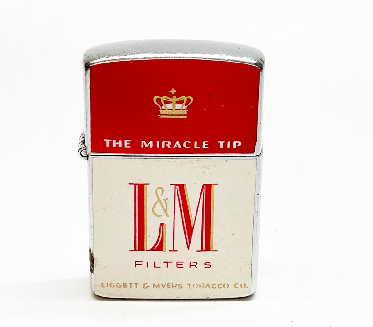 1950s Liggett & Myers LM Cigarettes Advertising Lighter