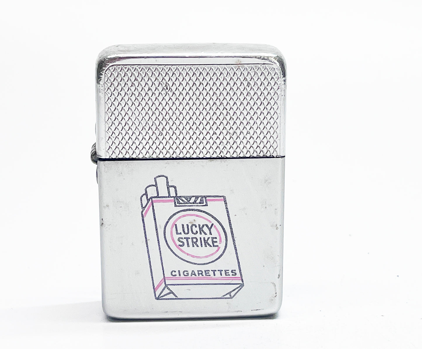 1960s Vintage Lucky Strike Advertising Flip Top Lighter