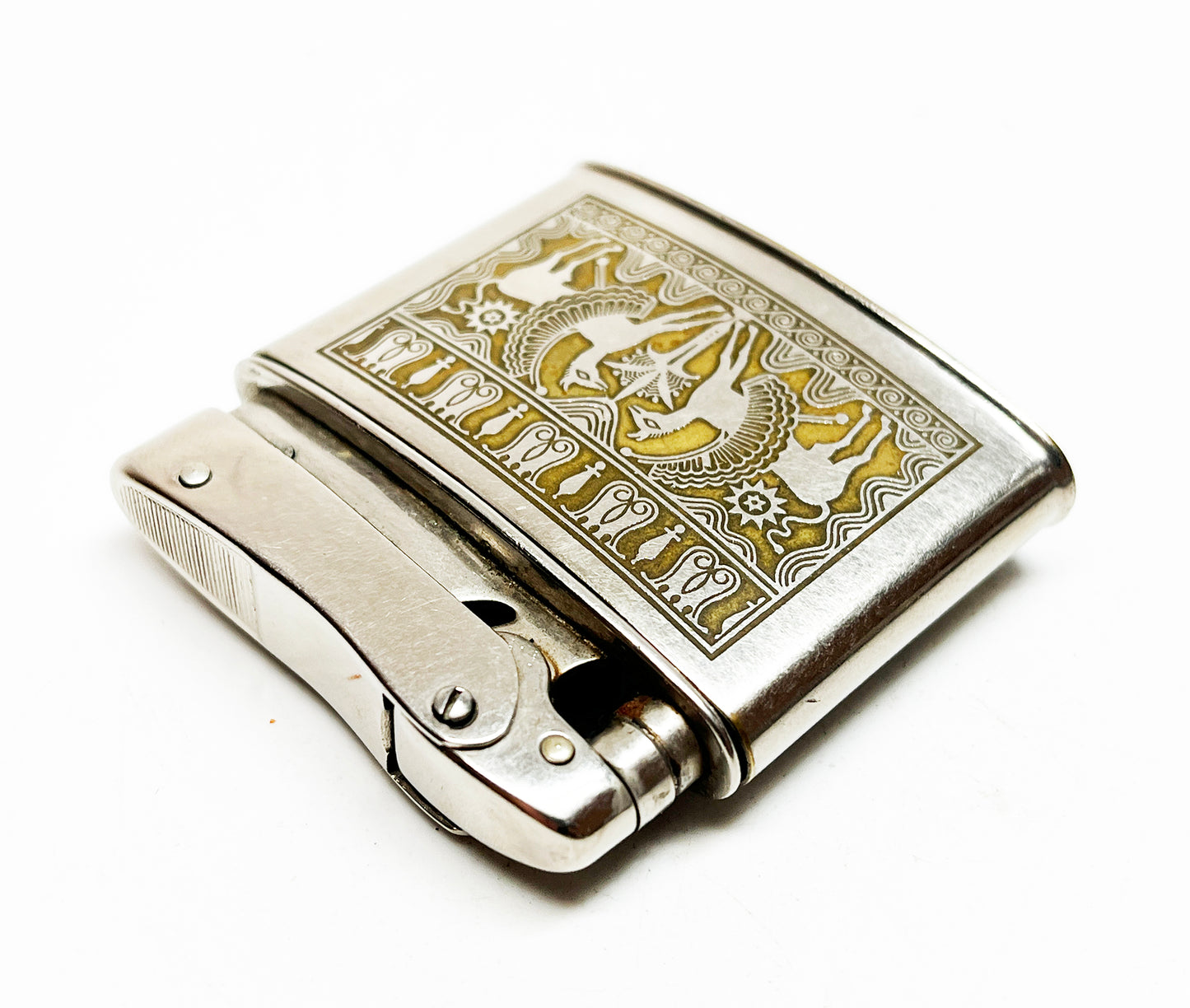 1952 Mylflam Zuner Duplex 1000 Llama Lighter