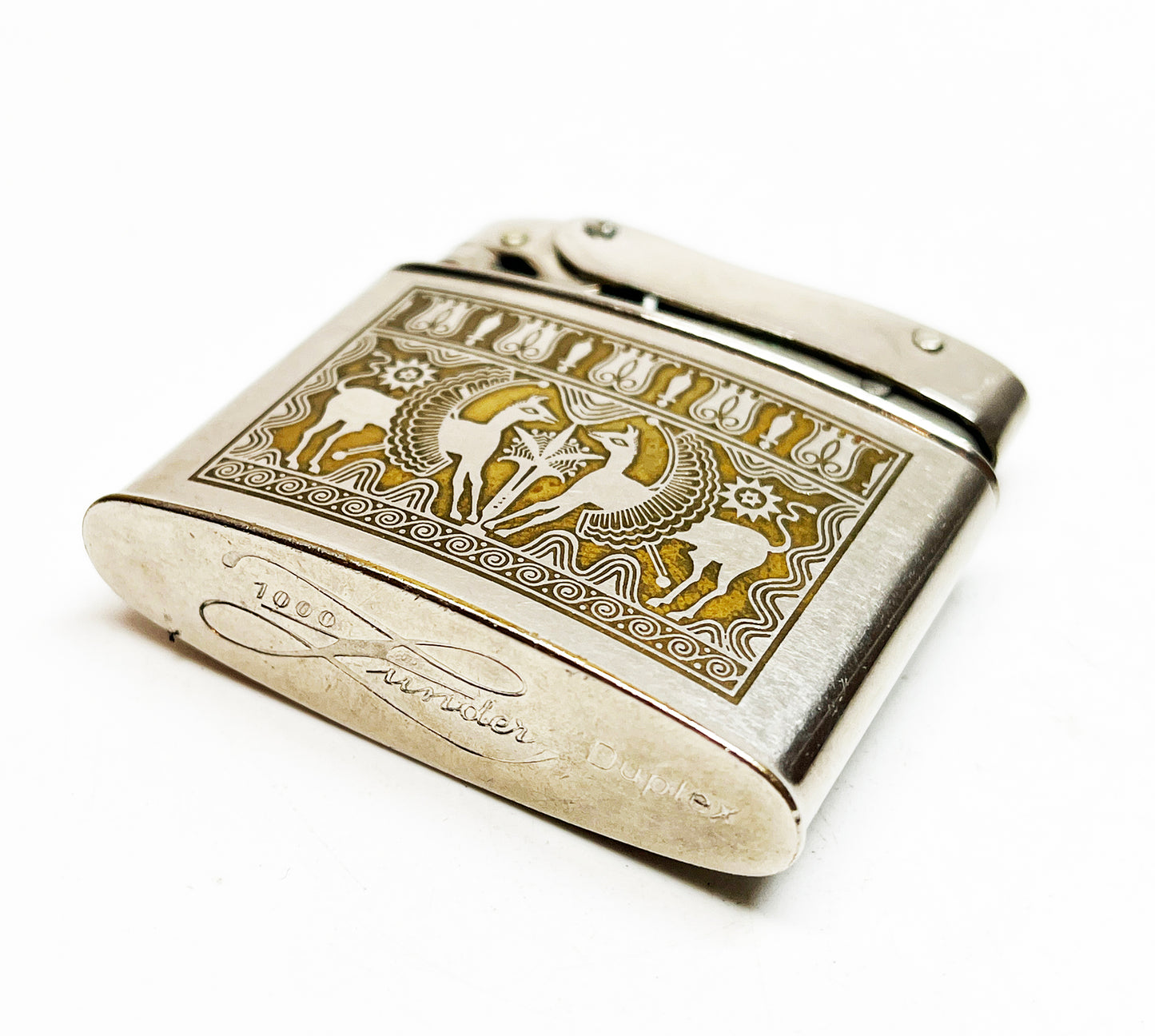 1952 Mylflam Zuner Duplex 1000 Llama Lighter