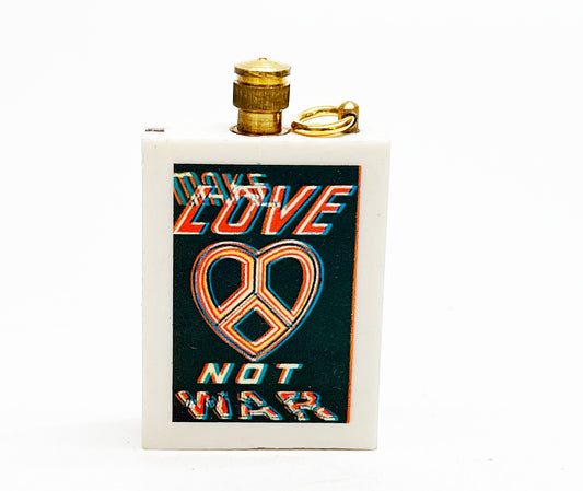 1960s Permanent Match Love Not War Striker Lighter