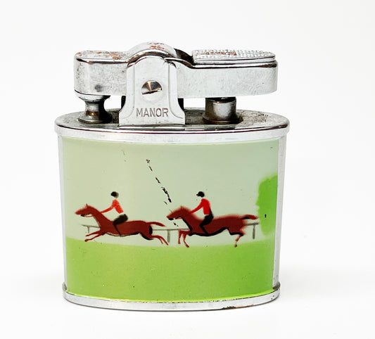 1950s Japanese Standard Style Vintage Horse / Equestian Lighter