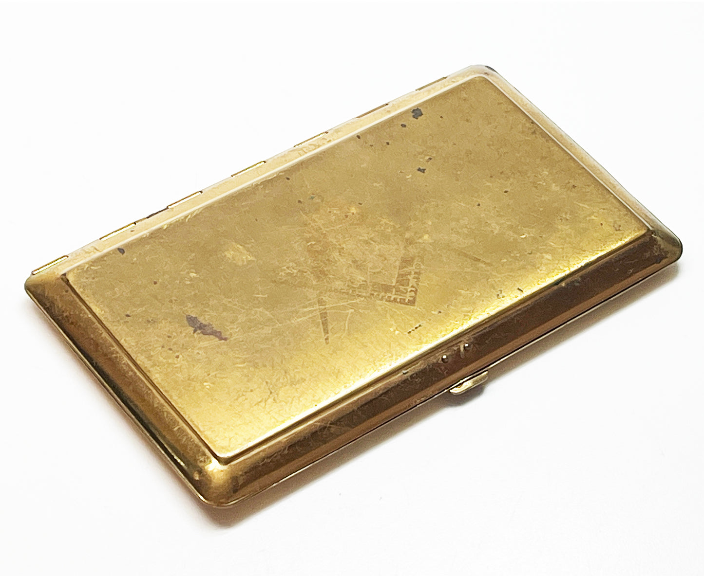 1950s Masonic Square and Compass Cigarette Case