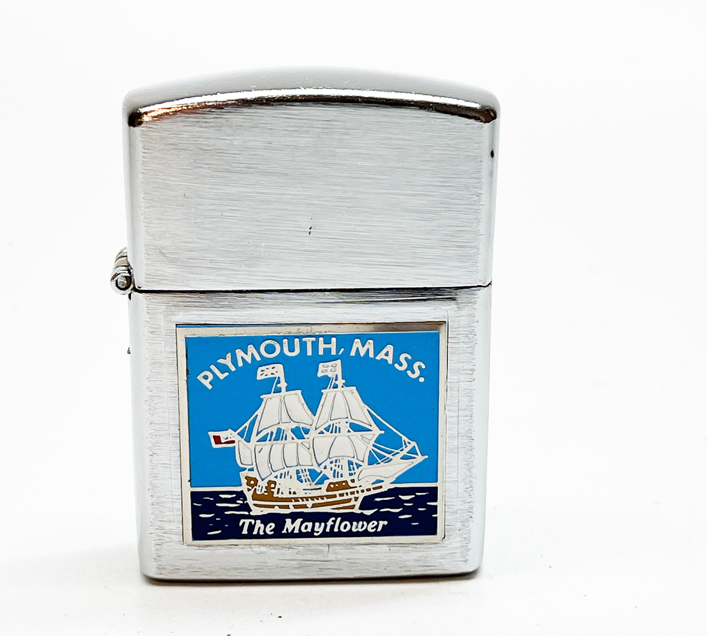 Plymouth Mass Mayflower 1960s Souvenir Lighter