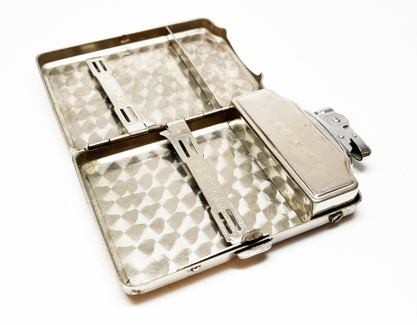 1950s Memory of Japan Lighter / Cigarette Case Combination