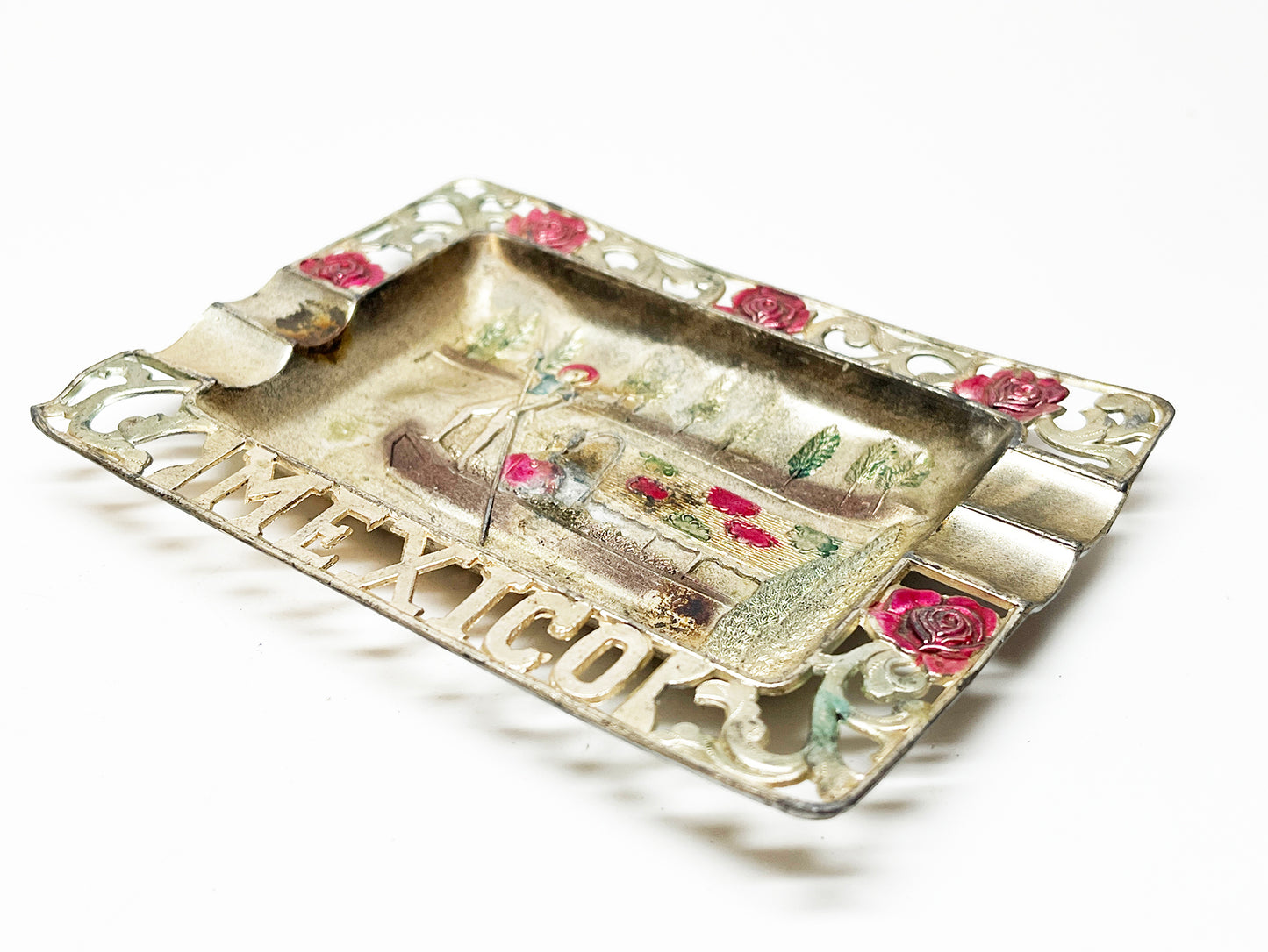 1950s Mexico City and Tijuana Ashtray Set
