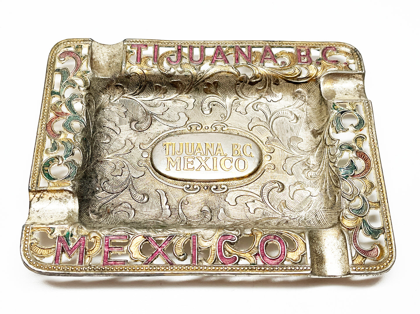 1950s Mexico City and Tijuana Ashtray Set