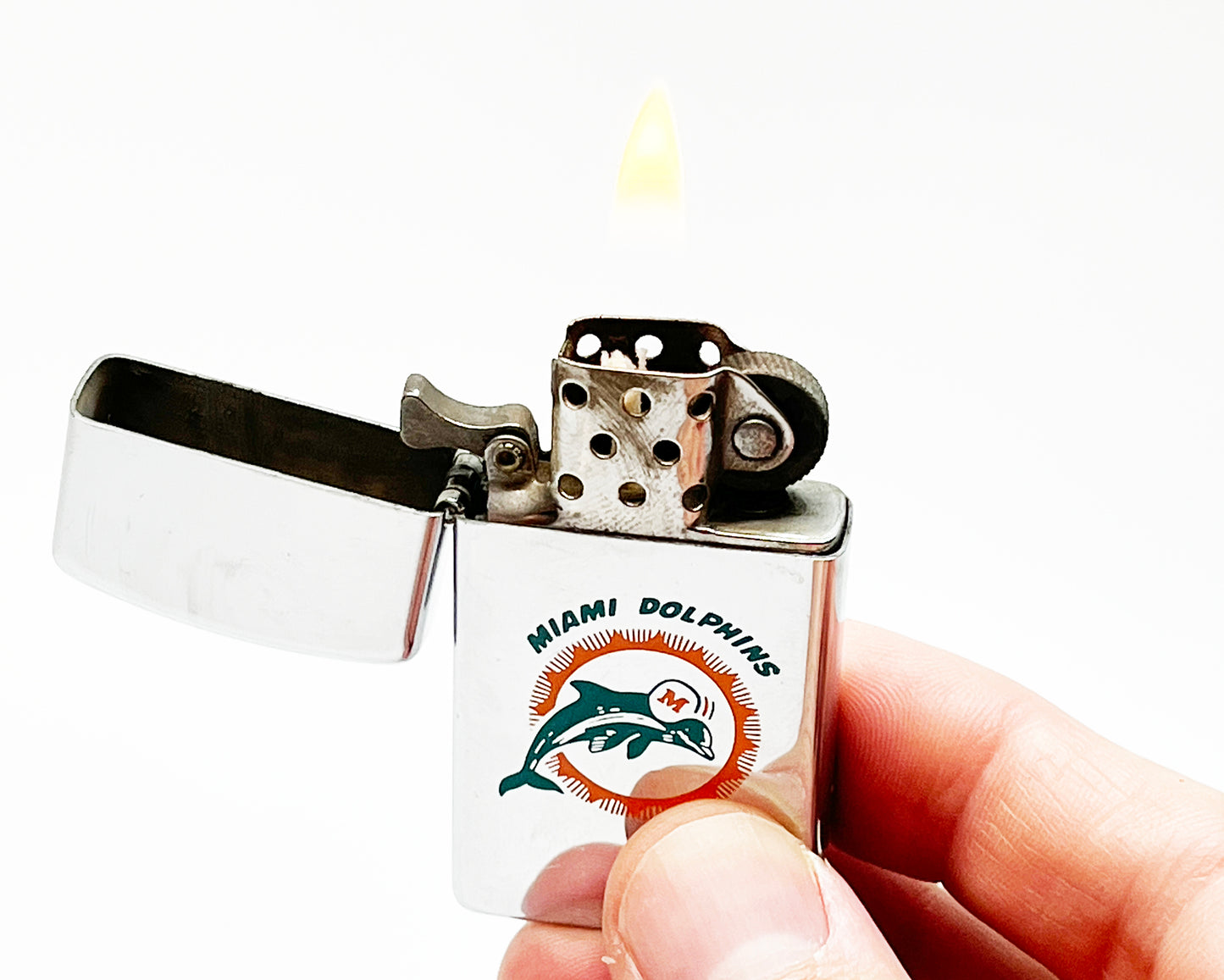 1974 Miami Dolphins Zippo Slim NFL Lighter