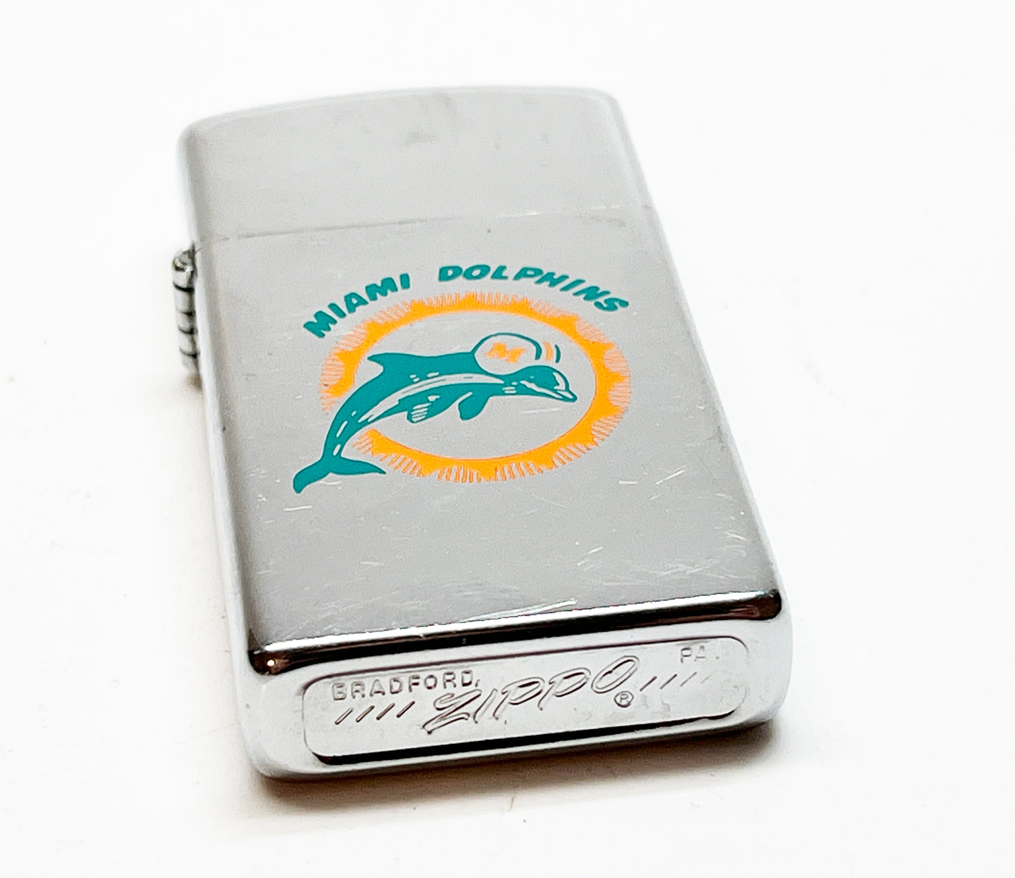 1974 Miami Dolphins Zippo Slim NFL Lighter