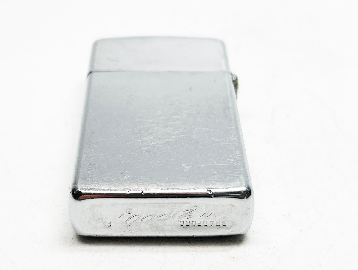 1979 Mickey Mouse Zippo Slim Wood Grain Working Vintage Lighter