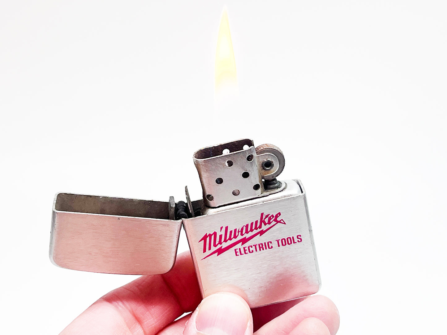 Vintage Milwaukee Tools Flip Top Park Lighter
