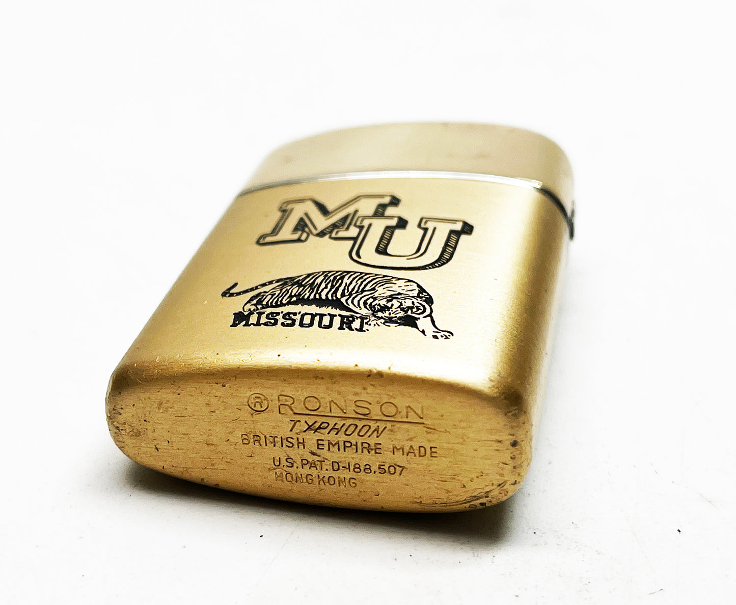 1960s University of Missouri Mizzou Truman the Tiger Ronson Typhoon Lighter