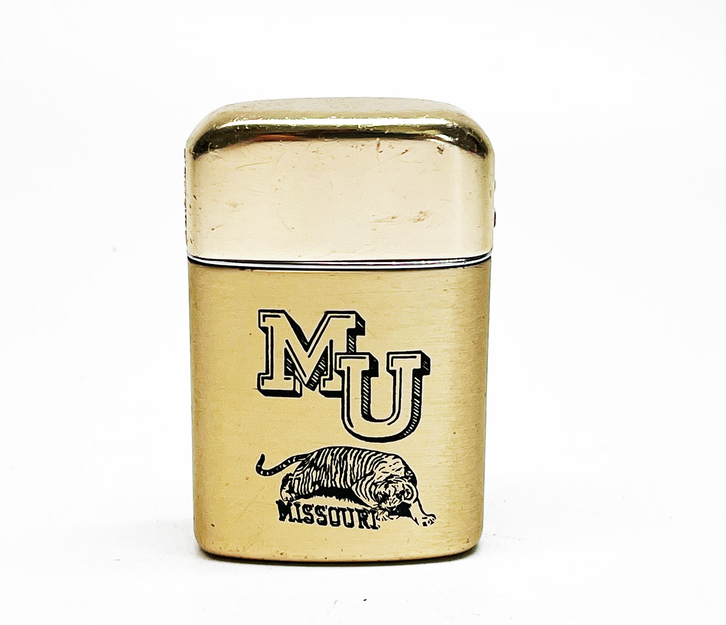 1960s University of Missouri Mizzou Truman the Tiger Ronson Typhoon Lighter