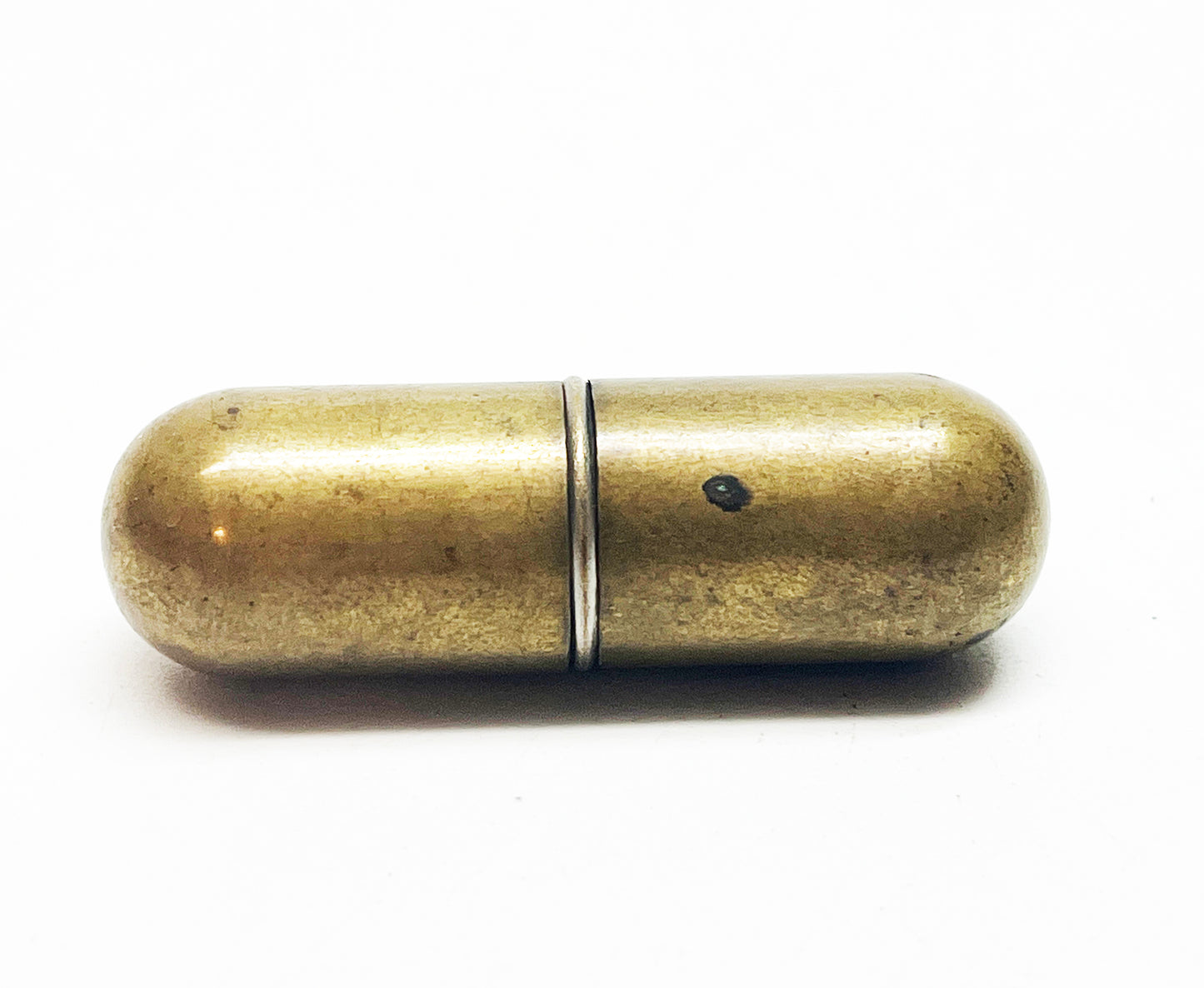 Working Brass Lipstick Negbaur Pill Bullet Style Lighter